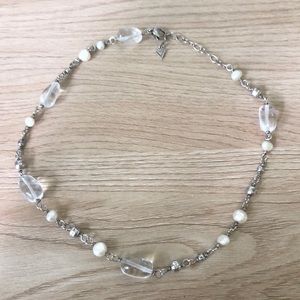 Silpada Pearl and Quartz Necklace